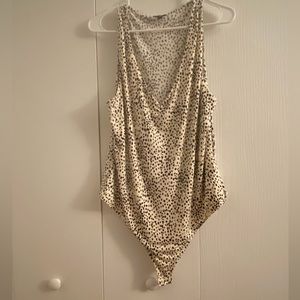 Brand new never worn...Women's XL Express Body Contour Leopard Bodysuit